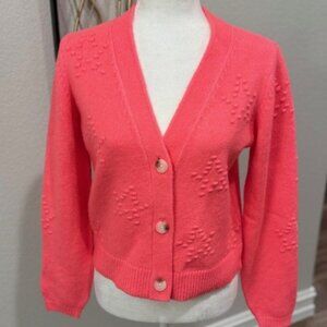 Ann Taylor LOFT Bobble Design Cardigan Sweater